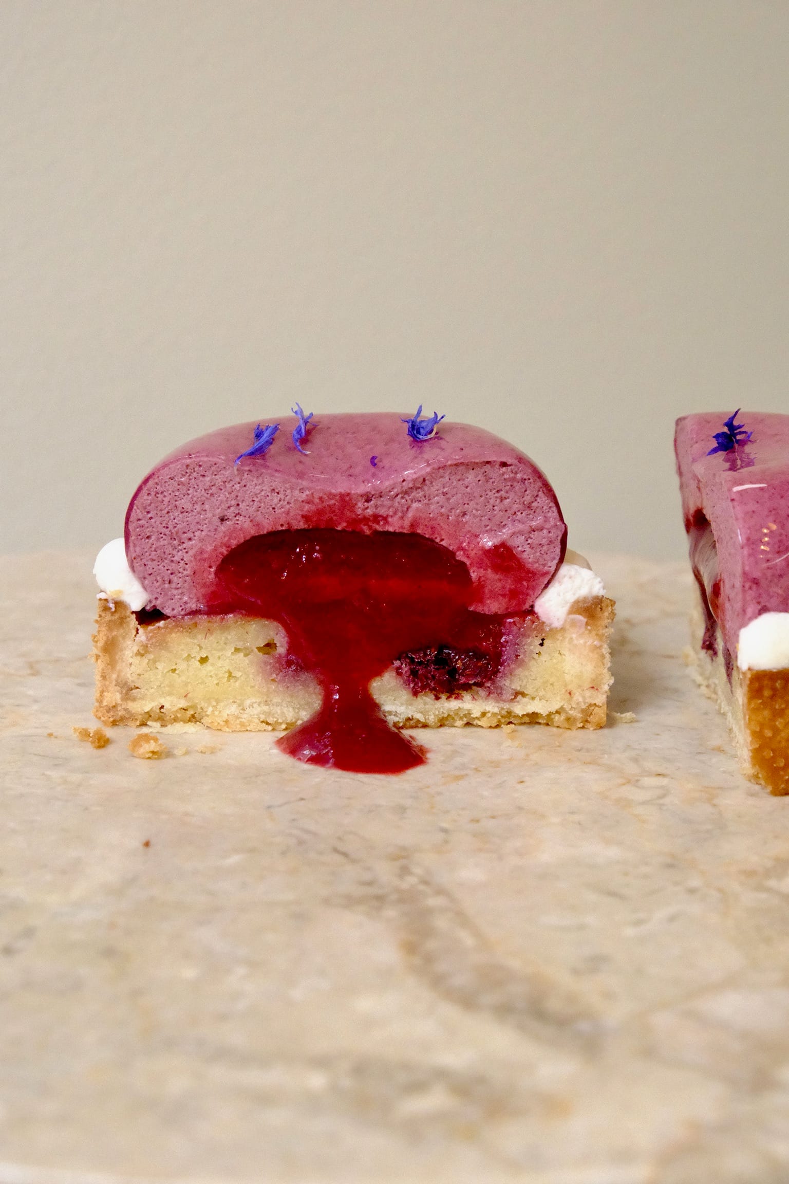 Tartelette amandes fruits rouges