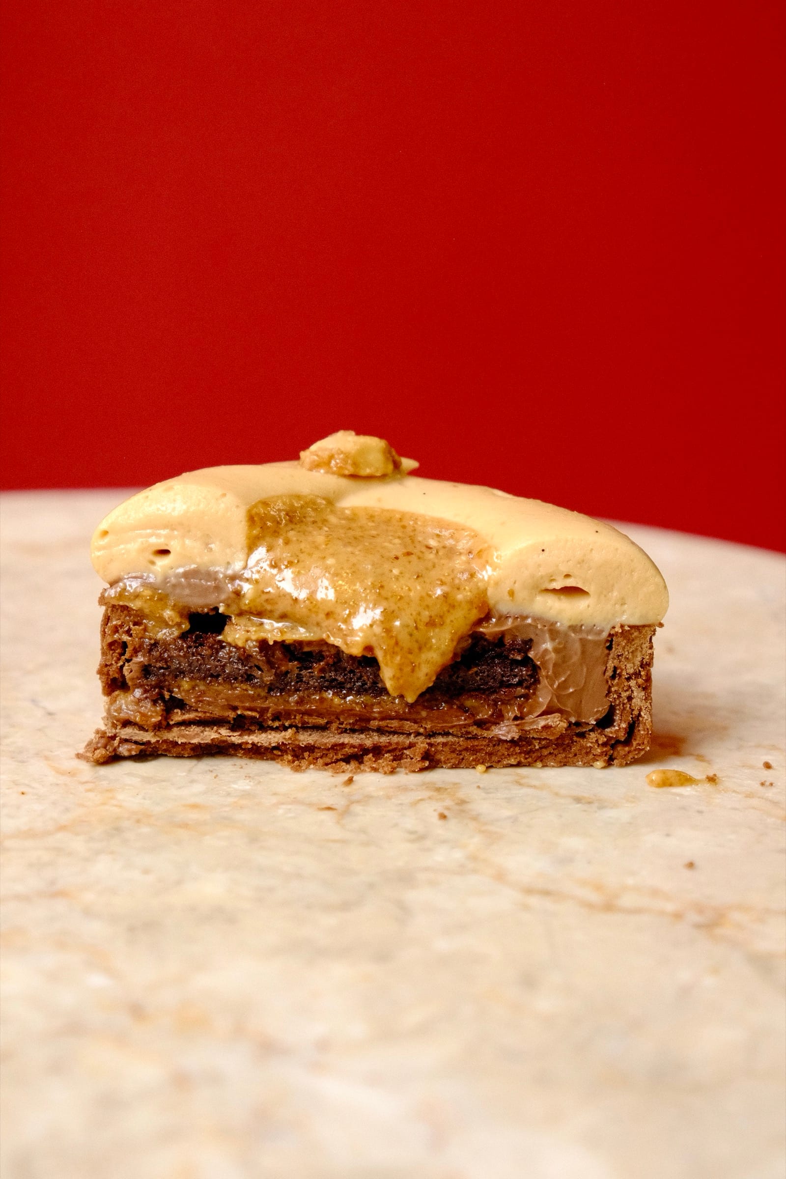 Tarte chocolat cacahuètes
